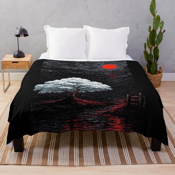 Item preview, White Tree Beneath Crimson Moon designed and sold by Faissal Thomass.