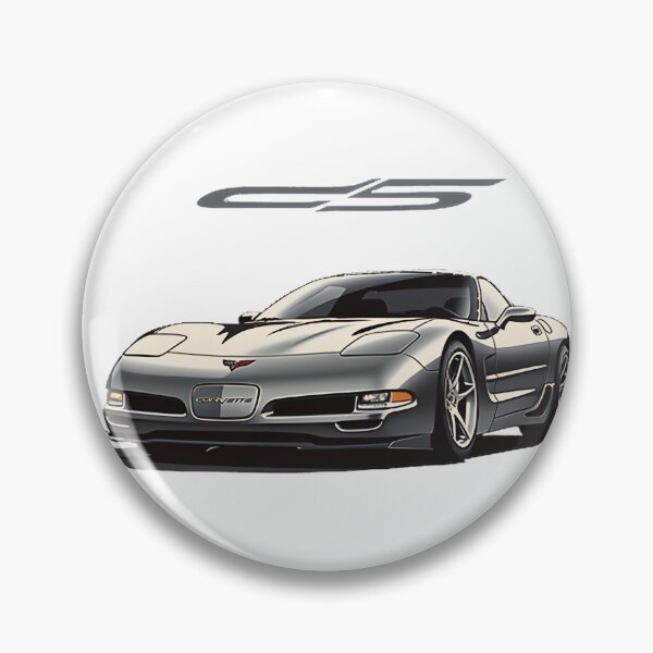 Item preview, Silver C Corvette Modern American Muscle Car Illustration Artwork designed and sold by estefano1989.