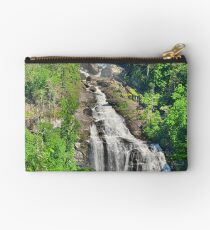 Upper Whitewater Falls NC Summertime Vertical Studio Pouch