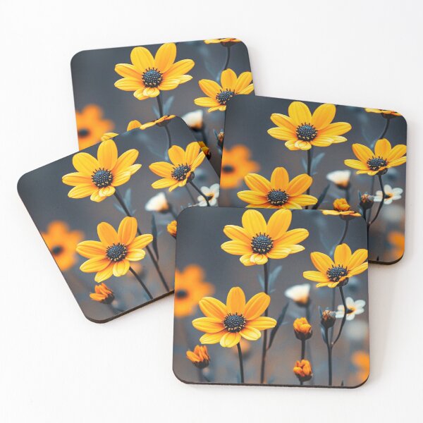 Item preview, Bright Yellow Daisy Flowers — Vibrant Wildflower Nature Photography Art designed and sold by LYAN-STORE.