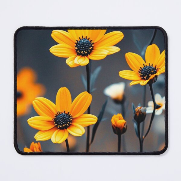 Item preview, Bright Yellow Daisy Flowers — Vibrant Wildflower Nature Photography Art designed and sold by LYAN-STORE.
