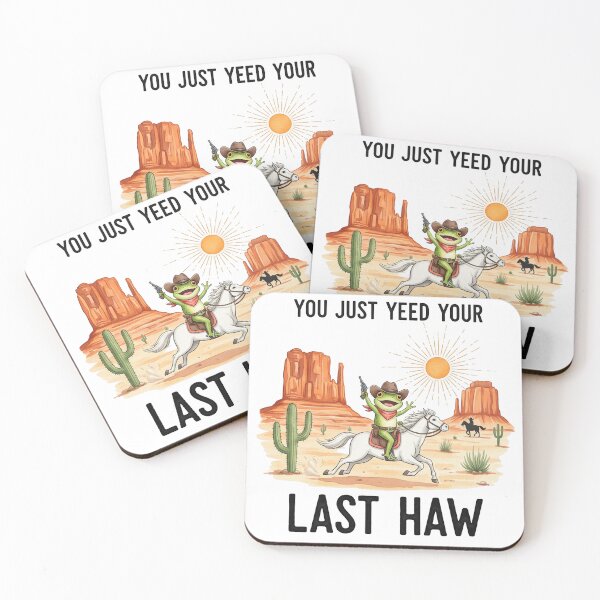 Item preview, You Just Yee'd Your Last Haw Funny Cowboy Frog Western Humor designed and sold by sazuii.