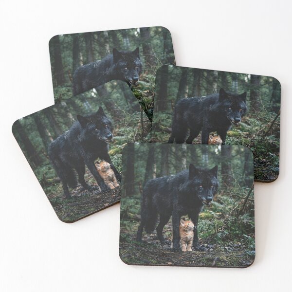 Item preview, The Guardian Wolf and Kitten designed and sold by TTERRA.