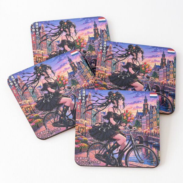 Item preview, Amsterdam, Netherlands — The Gothic Witch of the Flower Canals. designed and sold by DibujandoPorfa.