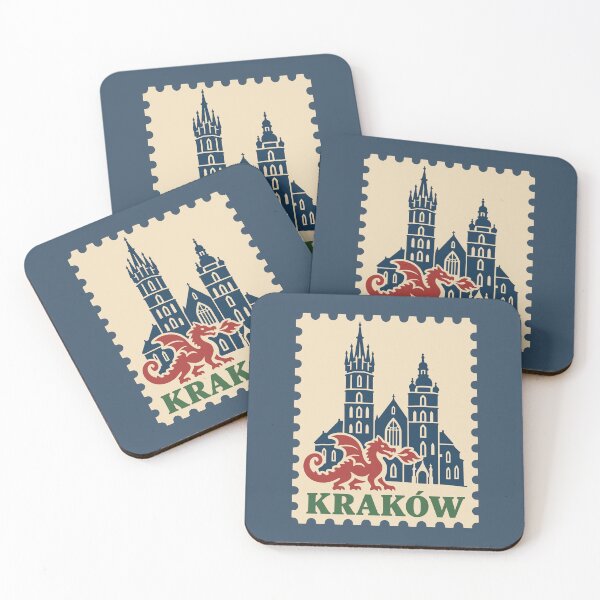Item preview, Krakow Poland Wawel Dragon and Old Town Stamp designed and sold by MavtM.