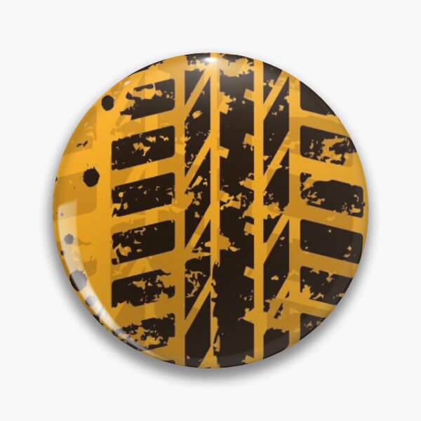 Item preview, Grunge Tire Track Texture — Offroad Orange & Black Dirt Splash Art designed and sold by LYAN-STORE.