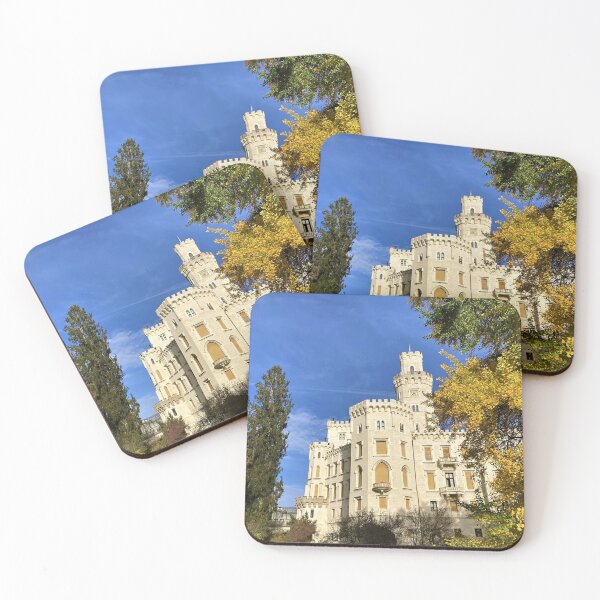 Item preview, Hluboka Castle White Towers Framed by Yellow Trees designed and sold by Cole's Design.