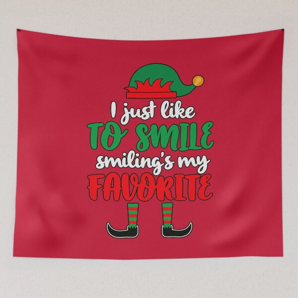 Item preview, Smiling Is My Christmas Favorite designed and sold by TadeoNivar.