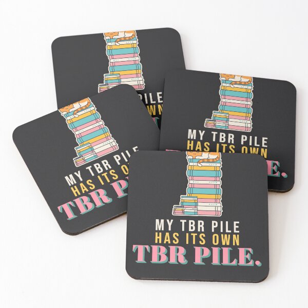 Item preview, My TBR Pile Has Its Own Funny Book Lover Reading Cat designed and sold by SickDesign.