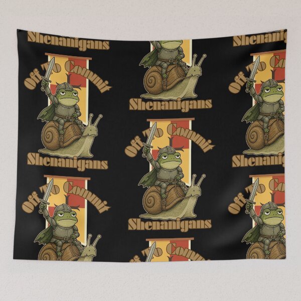 Item preview, Off to Commit Shenanigans Frog designed and sold by tellia-kallisto.