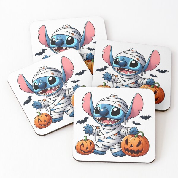 Item preview, Cute Stitch Halloween Pumpkin Zombie Mummy Spooky designed and sold by Lucinda--Power.