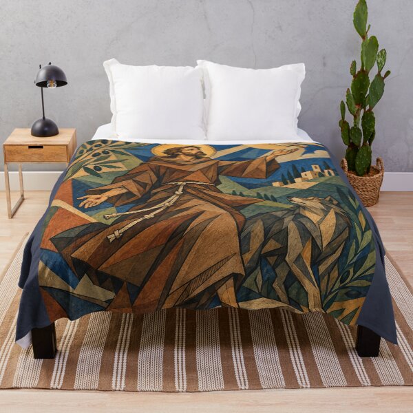 Item preview, Saint Francis of Assisi - Epic Sacred Art designed and sold by Iknu art.