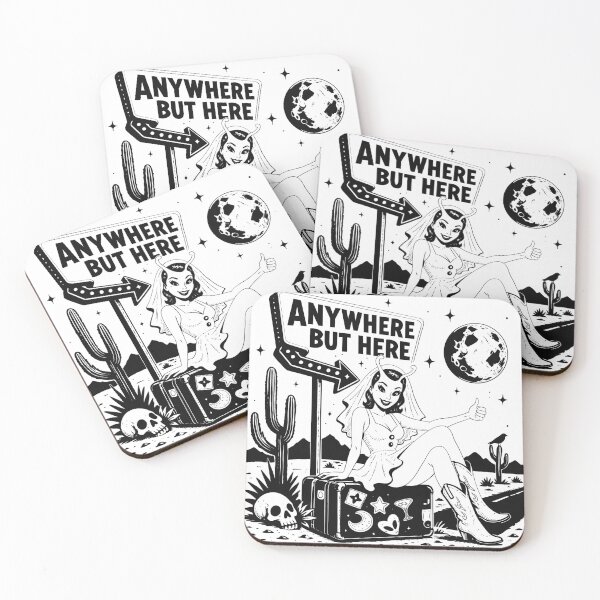 Item preview, Anywhere But Here designed and sold by Moon Motel USA.