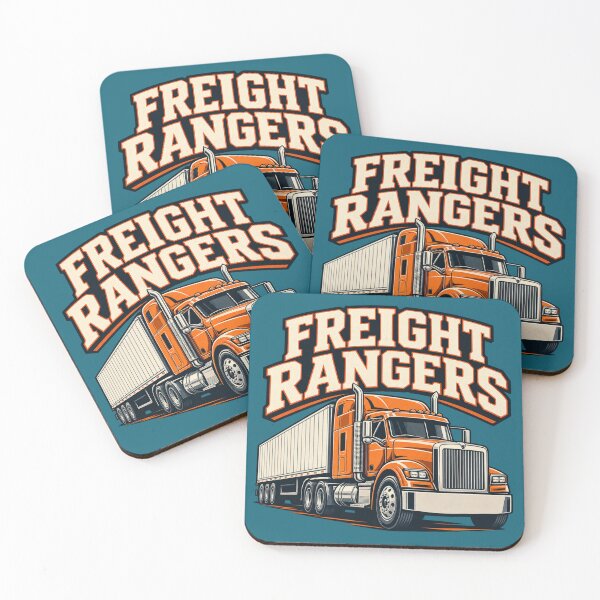 Item preview, Freight Rangers - Vintage Semi Truck Orange  Kierowca Tira.    designed and sold by WarriorVision.