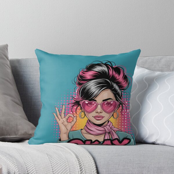 Item preview, Okay Karen Funny Sarcastic Retro Pop Art Woman designed and sold by sazuii.