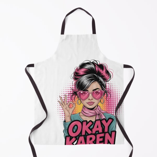 Item preview, Okay Karen Funny Sarcastic Retro Pop Art Woman designed and sold by sazuii.
