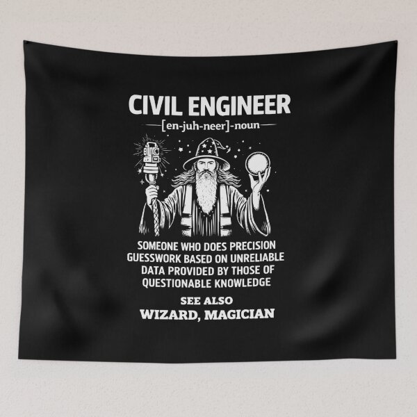Item preview, civil engineer funny designed and sold by kiakuki.