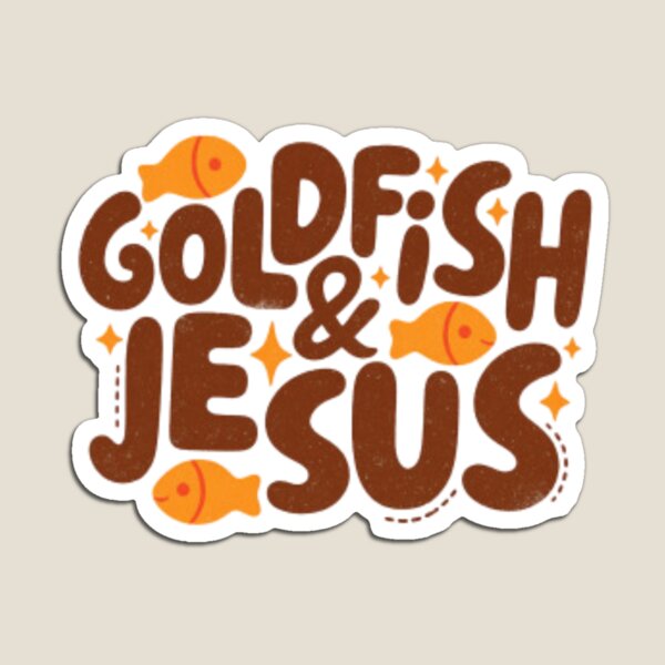 Item preview, Goldfish And Jesus designed and sold by Colorful-Garden.