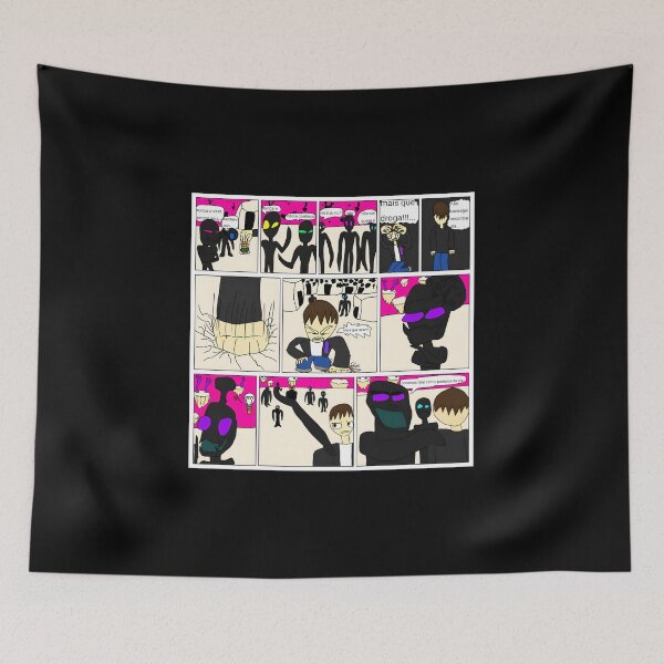 Item preview, Brazilian Comic Strip with Dark Figures and Dramatic Dialogue designed and sold by elijbclaude.
