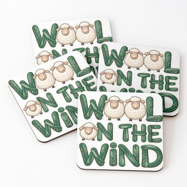 Item preview, Wool in the Wind Funny Sheep Nature designed and sold by DesignArtist.ia.