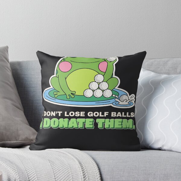 Item preview, I Don't Lose Golf Balls Donate Them Funny Frog Golfer designed and sold by SickDesign.