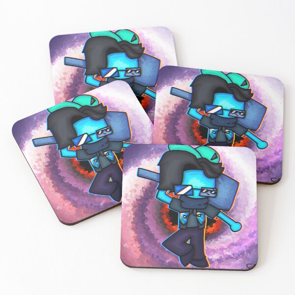 Item preview, Stylized Blue Character with Shovel and Sunglasses designed and sold by elijbclaude.