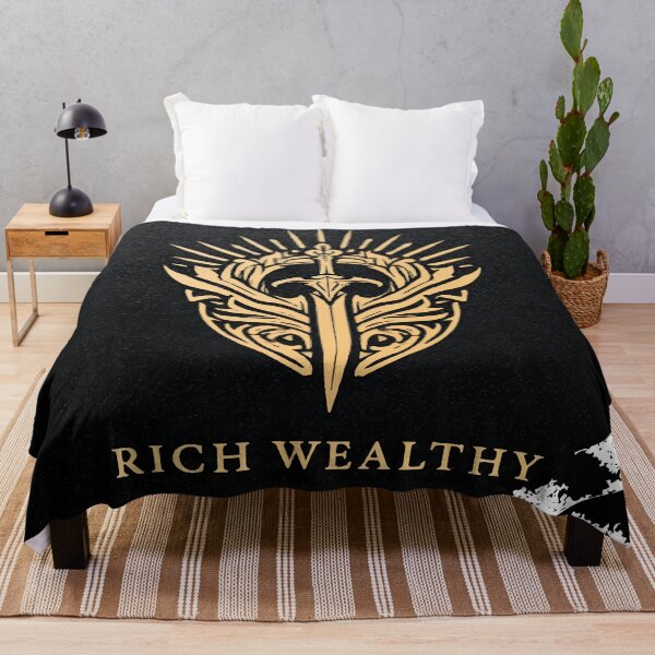 Item preview, Rich Wealthy Black Leather Style Design designed and sold by RichardRags.