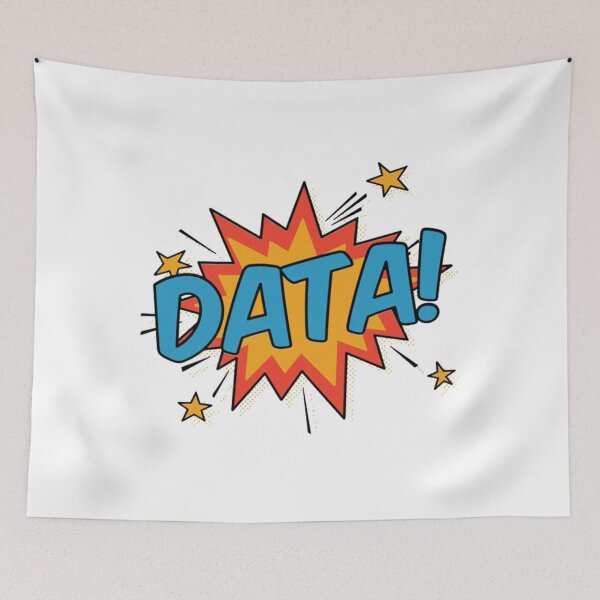 Item preview, Data Exclamation Comic Pop Art Graphic designed and sold by elijbclaude.