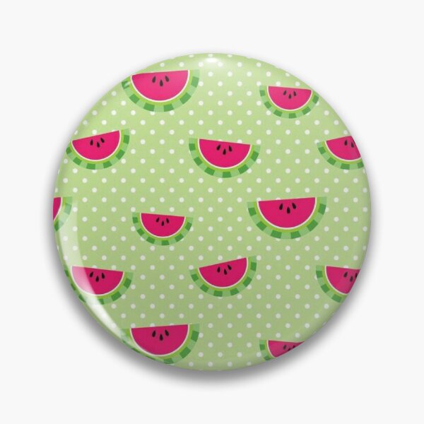 Item preview, Cute Watermelon Pattern – Green Polka Dot Summer Design designed and sold by MoodPopz Studio.