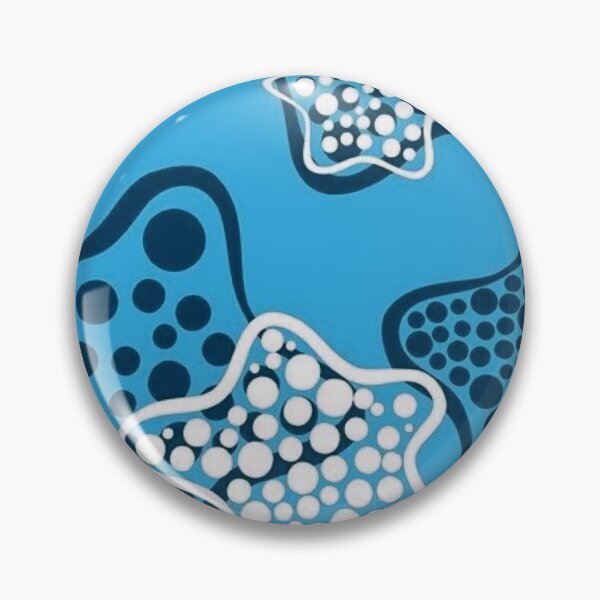 Item preview, Cute Blue Starfish Seamless Pattern — Abstract Ocean Polka Dot Sea Art designed and sold by LYAN-STORE.