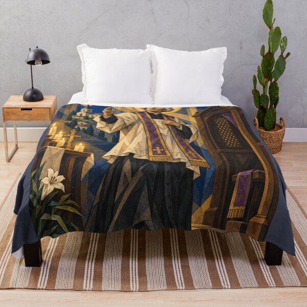 Item preview, Saint John Vianney - Epic Sacred Art designed and sold by Iknu art.