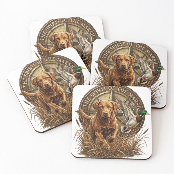Item preview, Spirit of the Marsh - Duck Hunting Dog & Mallard Duck designed and sold by designwiss.