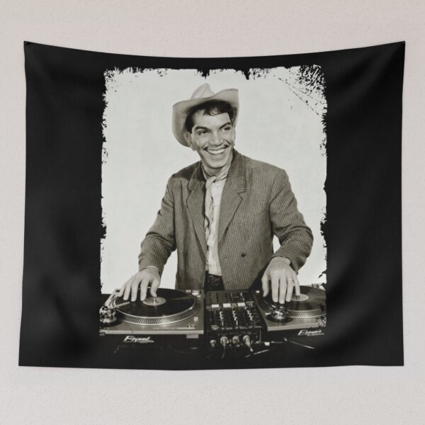 Item preview, Cantinflas Vintage DJ Portrait designed and sold by elijbclaude.
