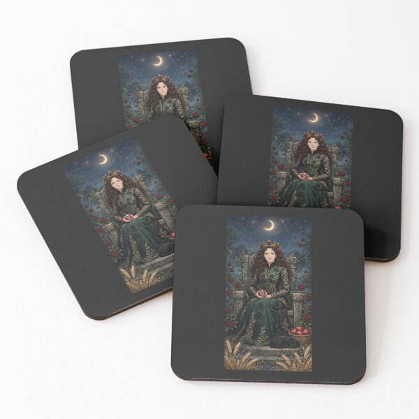 Item preview, The Empress Tarot Gothic Anime Art — Rosalind Thorne Night Garden designed and sold by boldbrushstroke.