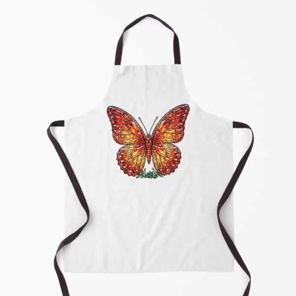 Item preview, Pegatina Fire Butterfly Pure Crystal - Rojo Naranja Amarillo Sin Borde designed and sold by Crystal Critters .