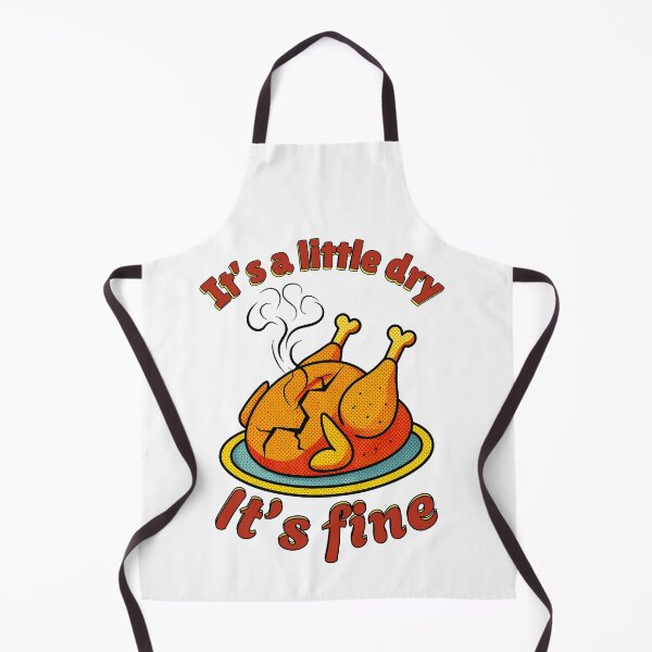 Item preview, It's A Little Dry It's Fine | Funny Thanksgiving Turkey | Holiday Dinner Humor | Dark Ink Edition designed and sold by SunandShade.