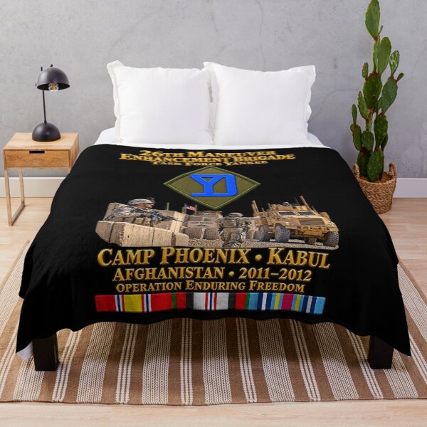 Item preview, Army- 26th Maneuver Enhancement Brigade - TF Yankee - Camp Phoenix, Kabul, Afghanistan - 2011-2012 - Operation Enduring Freedom - 3D - Enhanced designed and sold by Military Insignia Products.