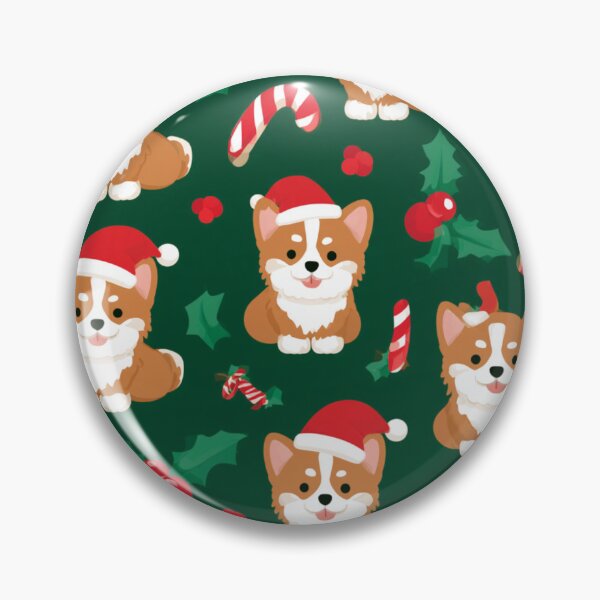Item preview, Cute Corgi Christmas Pattern Festive Dog Lover designed and sold by NicolasGlowArt.