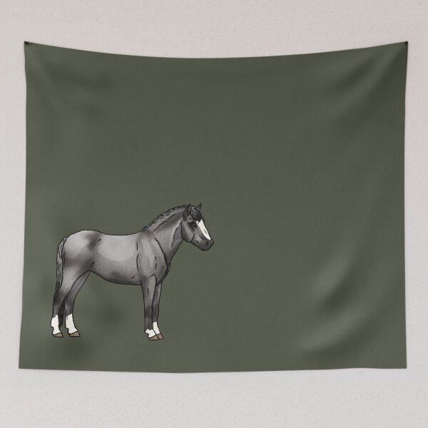 Item preview, Black Varnish Roan American Bashkir Curly designed and sold by Old Water Cryptid .