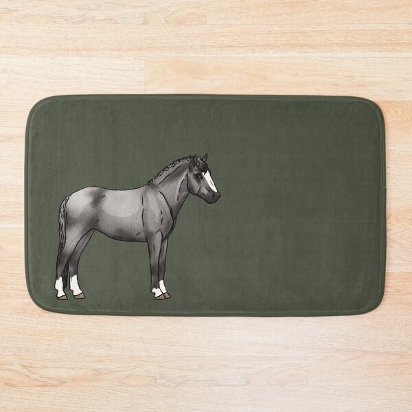 Item preview, Black Varnish Roan American Bashkir Curly designed and sold by Old Water Cryptid .