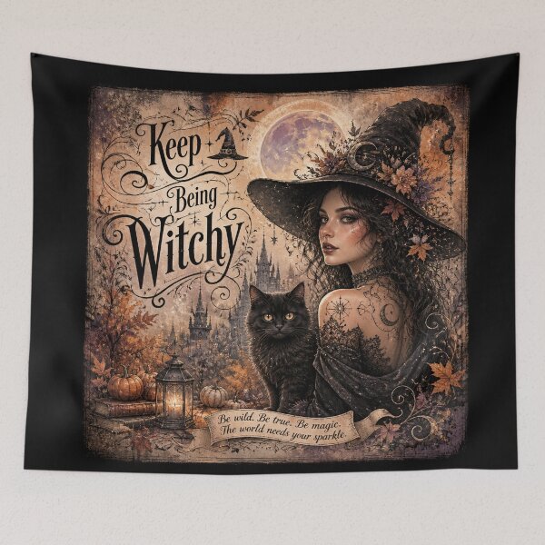 Item preview, Keep Being Witchy designed and sold by Shelley Loewnau-Jones Studio.
