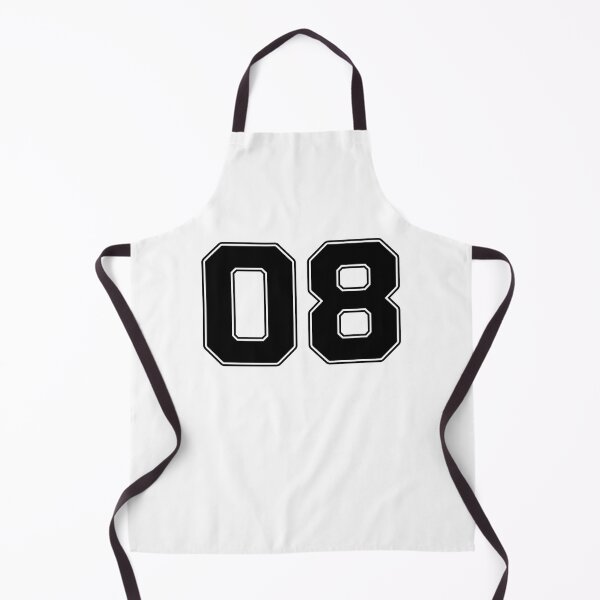Item preview, 08 | Jersey Number 08 | Shirt Number 08 (Black) designed and sold by STUDIO-72.