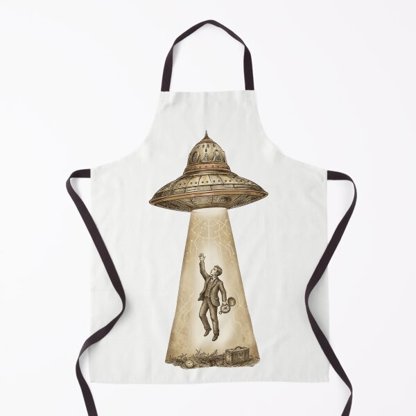 Item preview, Vintage Steampunk UFO Alien Abduction - Retro Victorian Sci-Fi designed and sold by designwiss.
