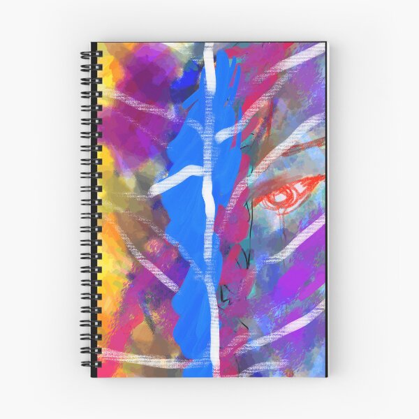 Item preview, Abstract Colorful Face Art with Blue and Purple Elements designed and sold by elijbclaude.