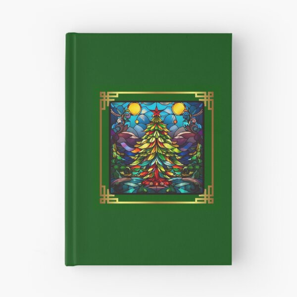 Item preview, Stained Glass Christmas Tree with Frame #2 designed and sold by CarolBeeDesigns.