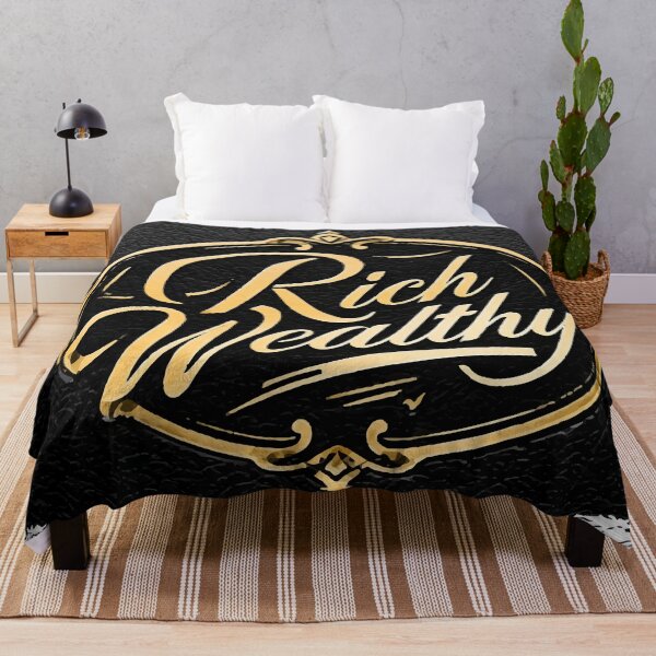 Item preview, Rich Wealthy Black Faded Leather Style Design designed and sold by RichardRags.