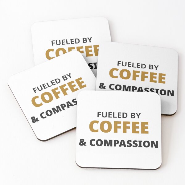Item preview, Fueled by Coffee & Compassion designed and sold by The Needery.