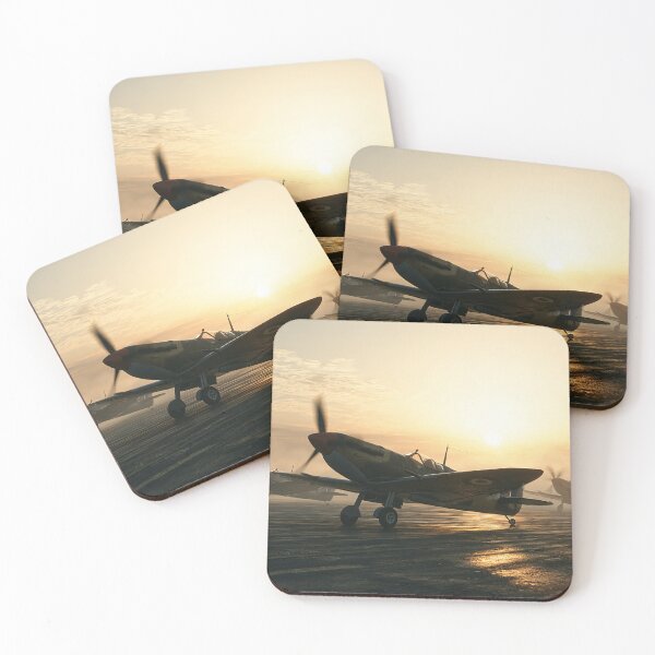 Item preview, Golden Skies Above the Spitfires designed and sold by Skyframe Aviation.
