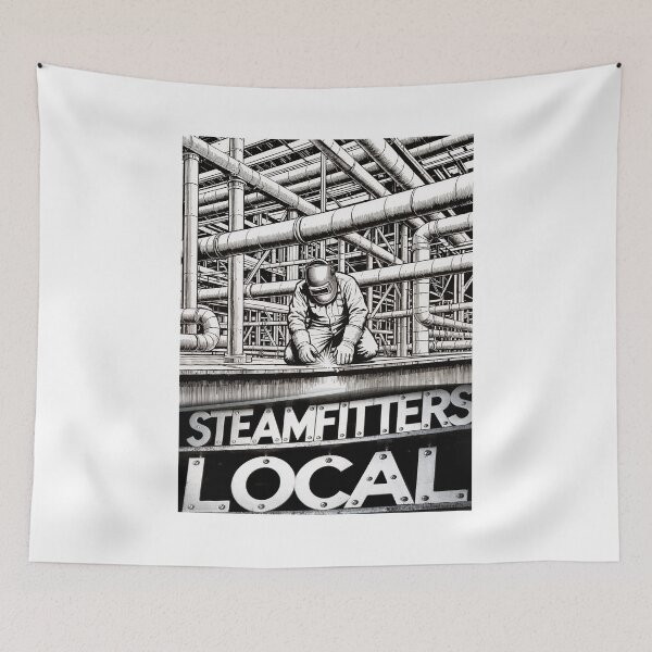 Item preview, Steamfitters Local Union Print designed and sold by Lichentroupe63.