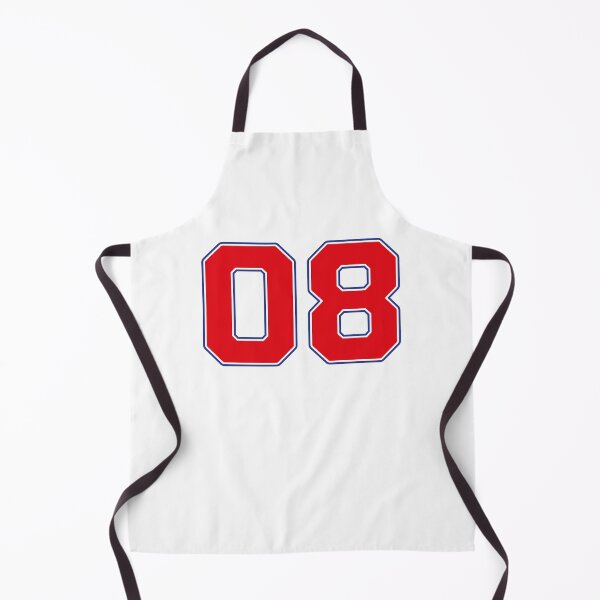 Item preview, 08 | Jersey Number 08 | Shirt Number 08 (Red / Blue) designed and sold by STUDIO-72.